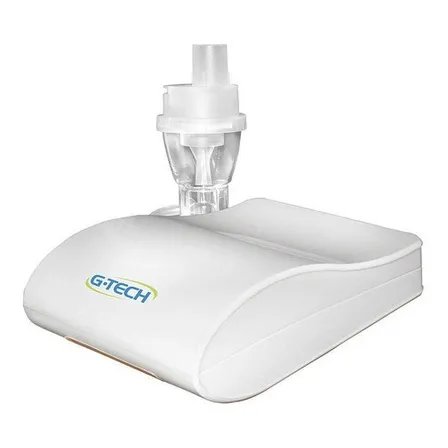 Nebulizador E Inalador Super Flow Compact Dc1 G-tech Branco 127/220v