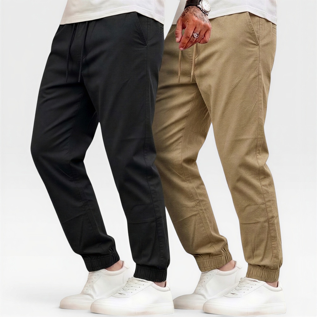 Calças Jogger Masculina com punho Linha Premium qualidade moda homem Estiloso