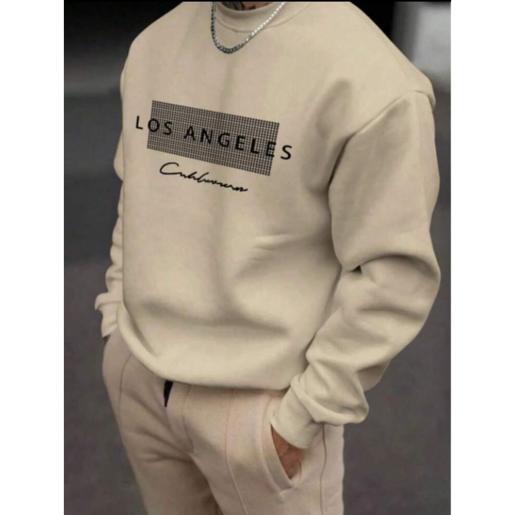 Moleton masculino los angeles   Careca Feminino Masculino Los Angeles Moda