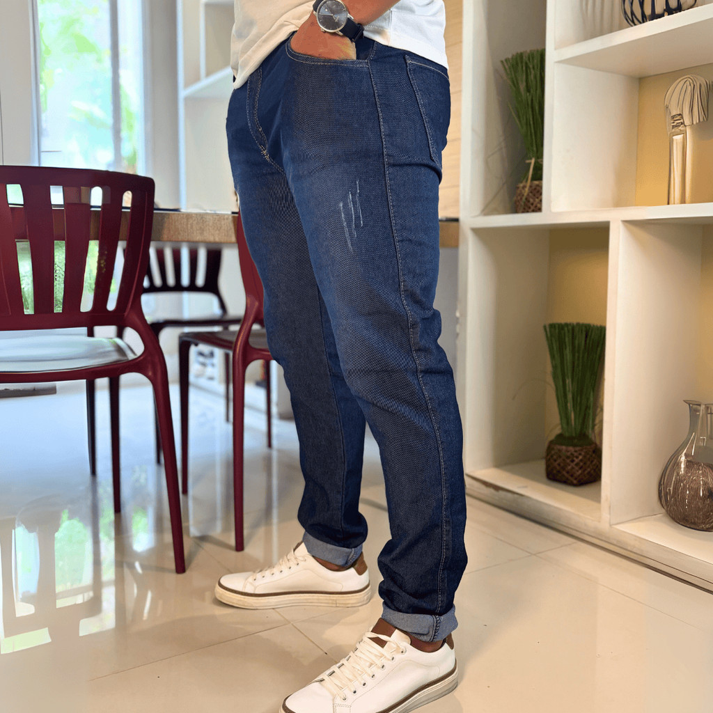 Calça Masculina Jeans Slim Lycra Elastano Moda Masculino 2026 | Diversidade E Modelos Descolados Premium
