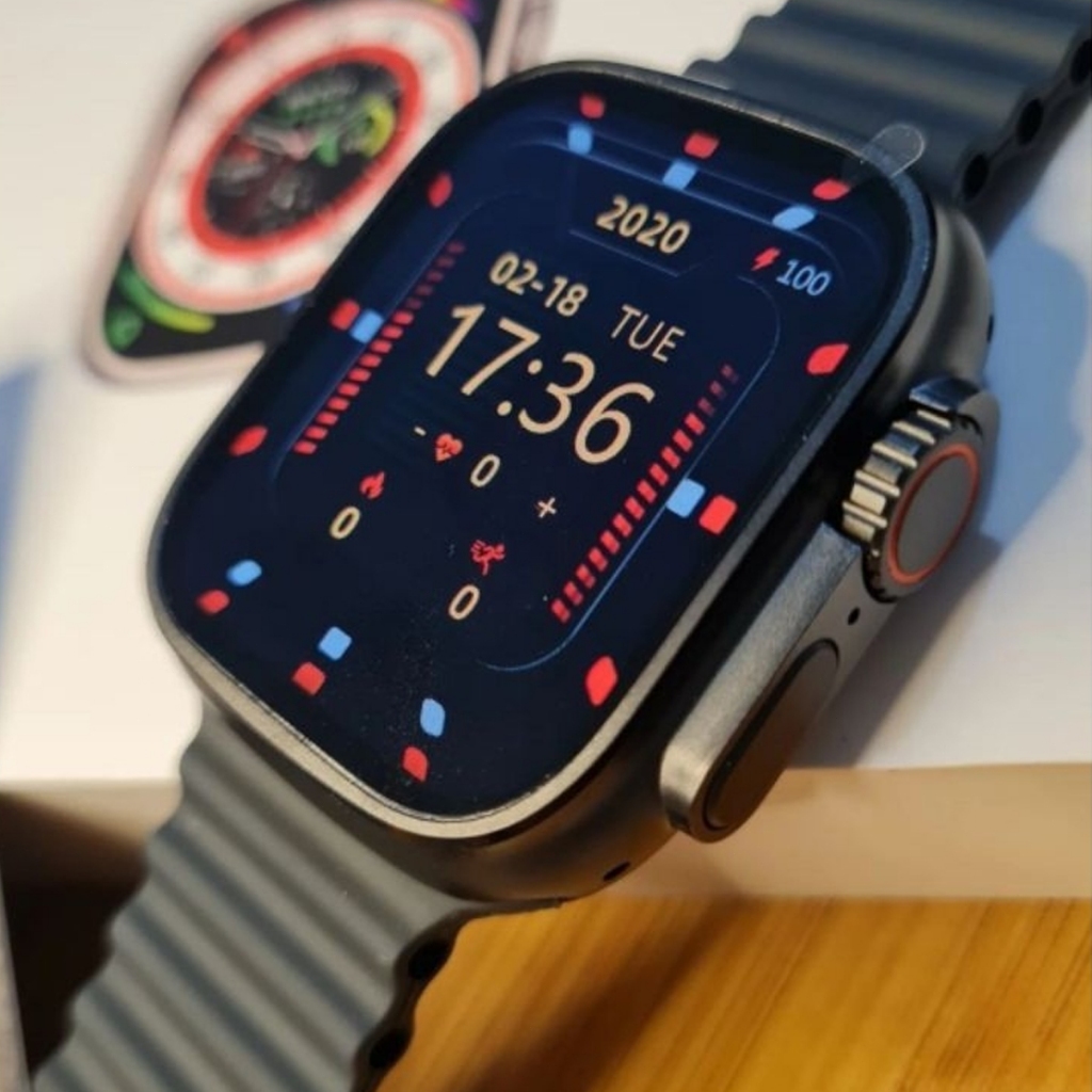 Smartwatch série original T800 Ultra NFC 2.4 Hd 45mm grande tela Inteligente Digital Masculino MT800