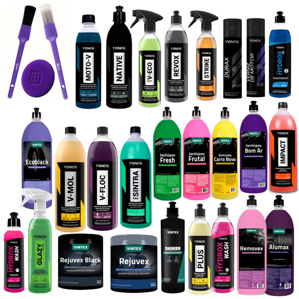 Escolha Seus Produtos Vonixx Alumax Removex Sintra V-floc Hidrox V-Eco Revox Strike Rejuvex