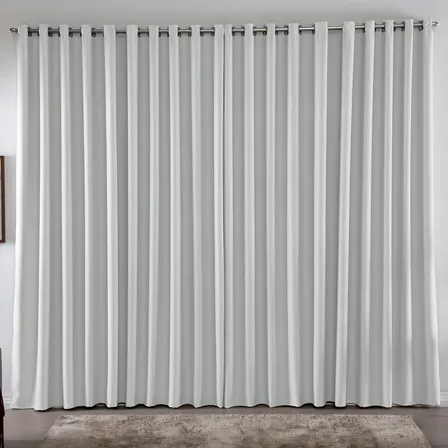 Cortina 3,00x2,80 Metros Blackout Blecaute Gelo Corta Luz Em Tecido Grosso Para Quarto E Sala Casa Laura Enxovais