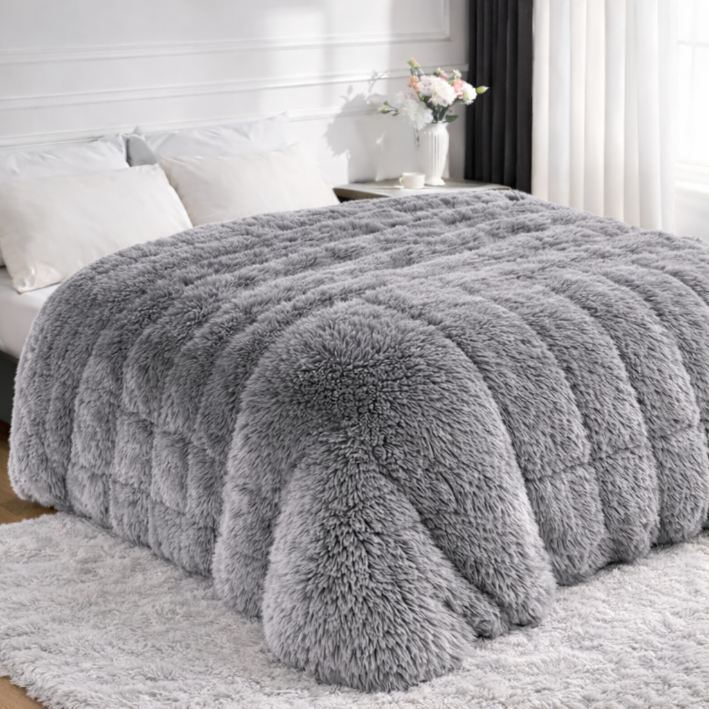 Cobertor Casal Dupla Face Sherpa Felpuda 2,20 X 1,80 Mt Varias Cores