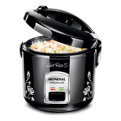 Panela Elétrica Mondial NPE-08-5X Fast Rice 5 Xícaras 400W