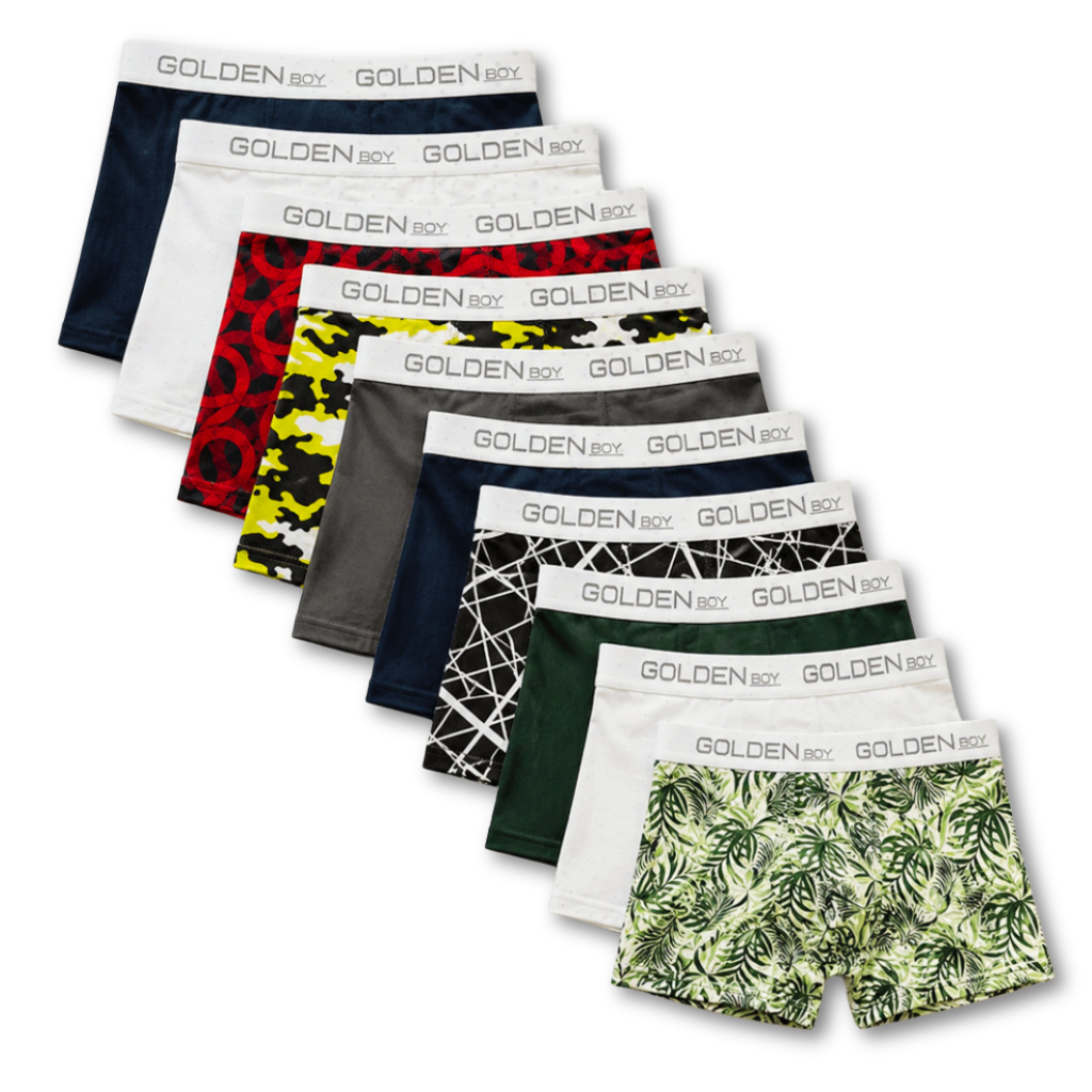 Kit 10, 5, 3 Cuecas Boxer Microfibra Forro 100% Algodão Masculina Confortável Estampadas Lisas