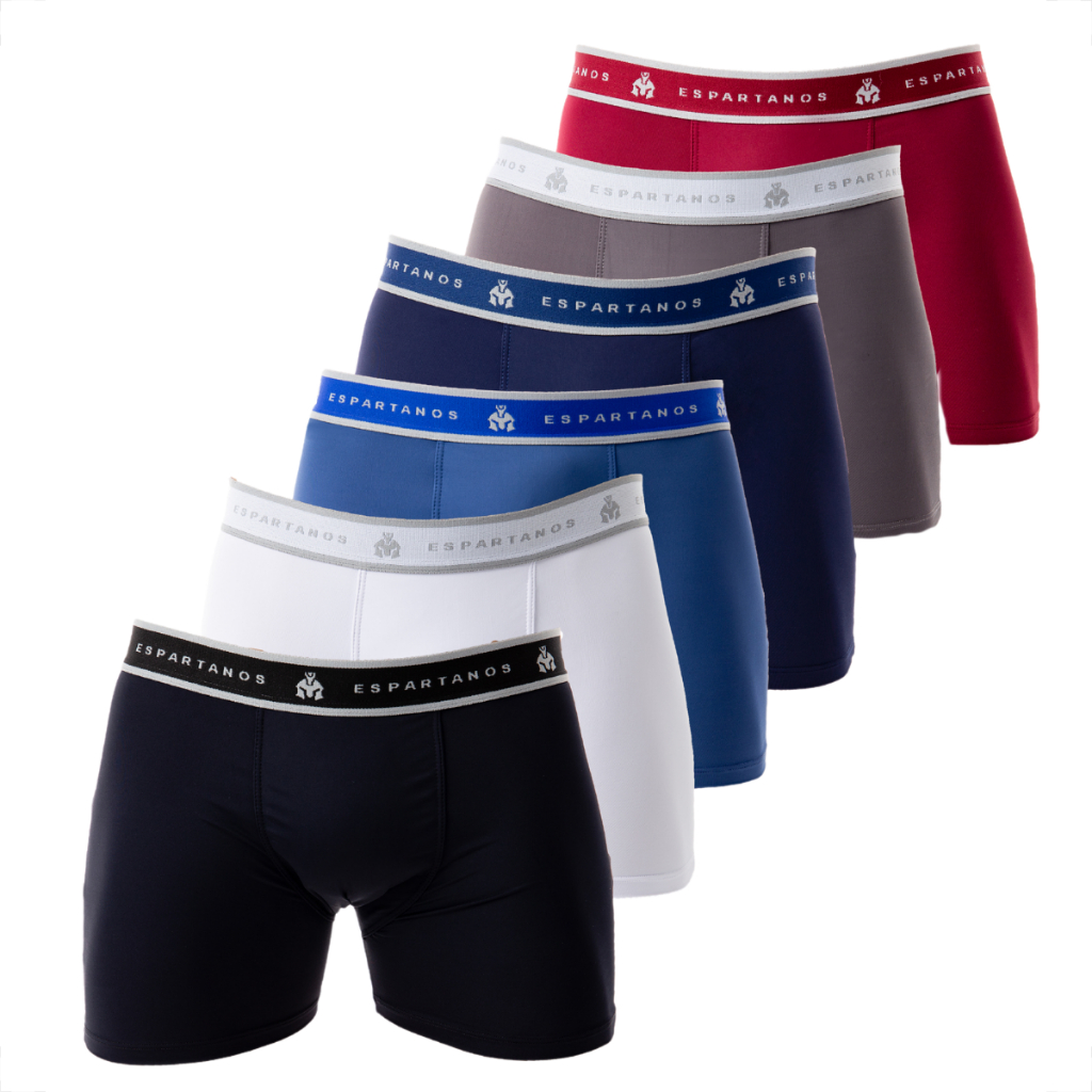 Kit Com 5 Cuecas Boxer Masculina Microfibra Original