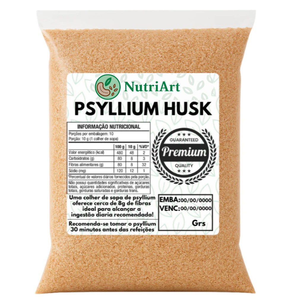 PSYLLIUM HUSK FIBRA SACIEDADE PREMIUM (100% NATURAL) - PSILLIUM