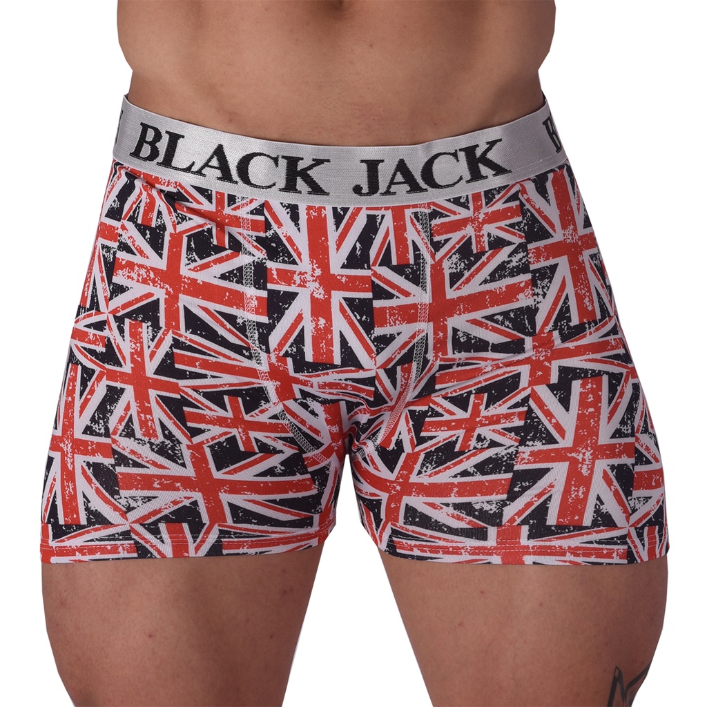 Kit 10 Cuecas Box Boxer Black Jack Microfibra Lisas ou Estampadas