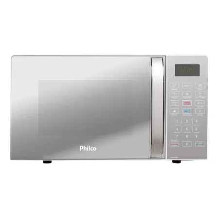 Micro-ondas Philco PMO23EB Limpa Fácil 20L Potência de 1100W Cor Branco