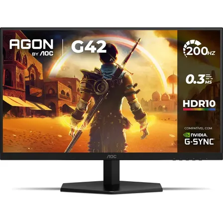 Monitor Gamer AOC AGON G42 27" 200Hz 0,3ms IPS 27G42HE