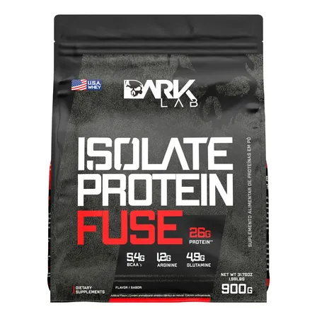Whey Isolate Protein Fuse 900g Dark Lab Sabor Baunilha