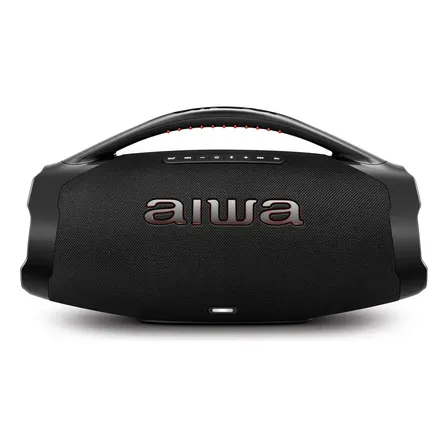 Caixa De Som Boombox Aiwa AWS-BBS-01-B 200w IP66 30hs De Bateria