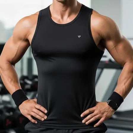 Regata Dry Fit Lisa Camiseta Masculina Academia Treino Voker