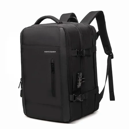 Mochila Para Notebook Impermeável com Porta USB e Senha Para Homem
