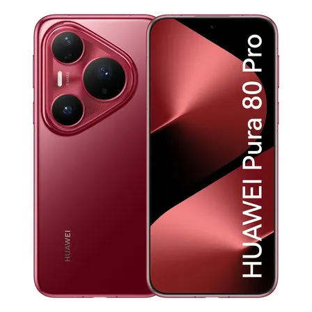 Smartphone HUAWEI Pura 80 Pro 12GB+512GB Câmera Ultra-iluminação de 1 Polegada Câmera Teleobjetiva Macro Ultra-iluminação Cancelamento de Ruído por IA 5.17 Ah Dual SuperCharge Celular Vermelho
