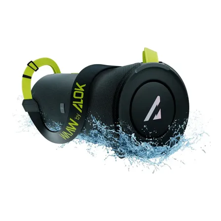 Caixa De Som Bluetooth Waaw By Alok Boom 100sb 40w 20h Ipx7 Preto