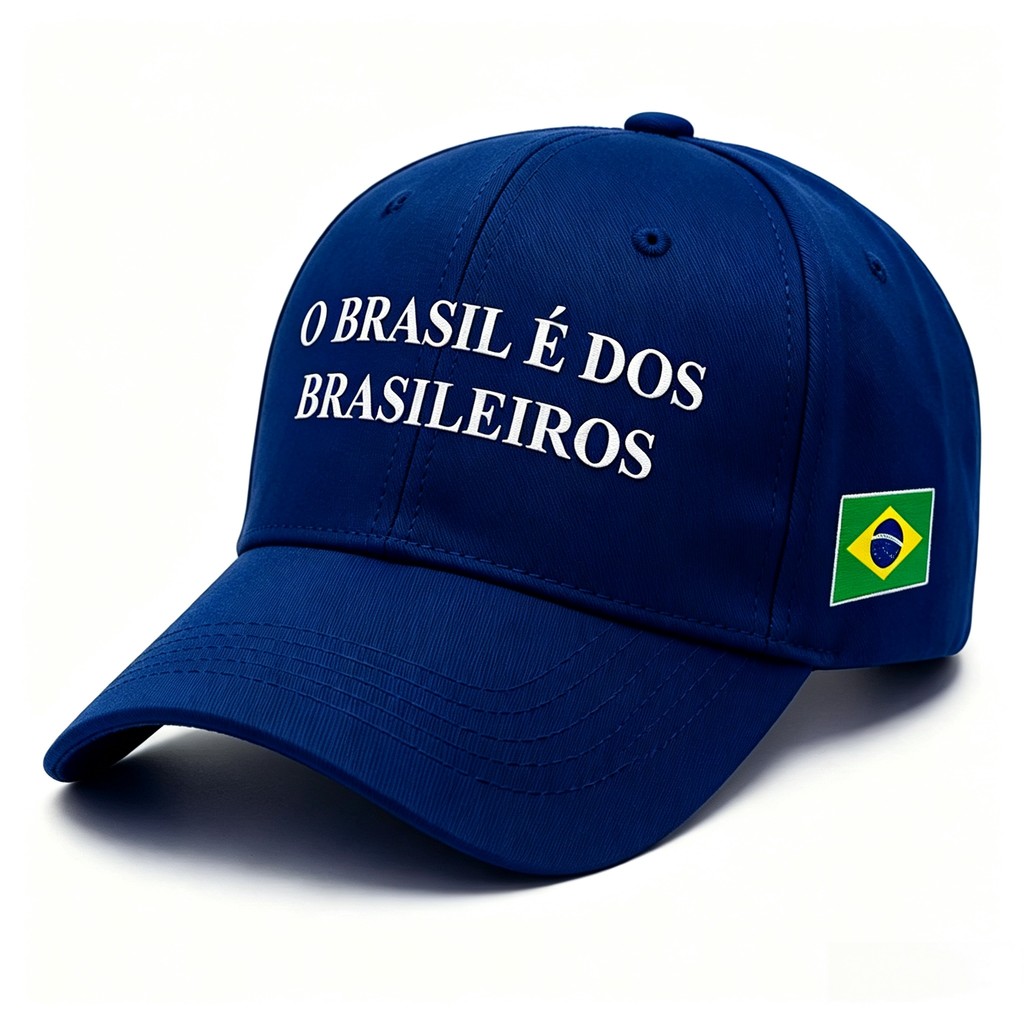 Boné O Brasil É Dos Brasileiros Lula DTF Impressão